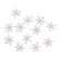 New Year's set for the decor "Snowflakes", on an adhesive basis