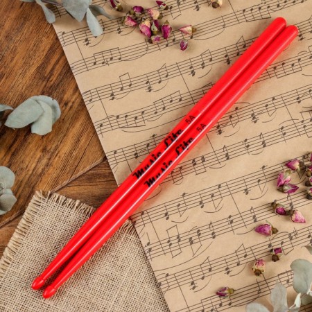 Drum sticks Music Life, 5A, nylon, red