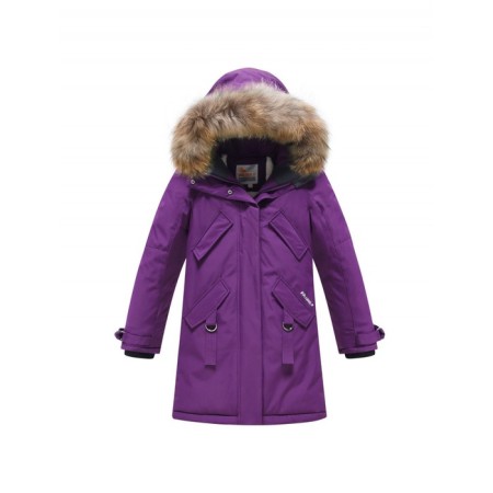 Winter park for a girl, height 152 cm, purple color