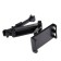 Holder for a phone or tablet for a car headrest, telescopic, 11-21 cm., Black