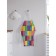 Apron kitchen with a photo print "Rainbow tile", adjustable, size OS