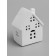 LED figure "House with windows" 8.1x5.7x10.1 cm, 1 LED, LR44X3 (in the set), T/white