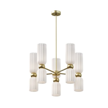 Suspension lamp Maytoni Mod302PL-10W, E14, 10x40 W, 590x590x850 mm, gold