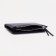 Women's wallet on the button, black color