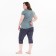 Female set (tunic, breeches), green color, size 50