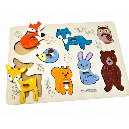 Frame-lodge "Forest animals"