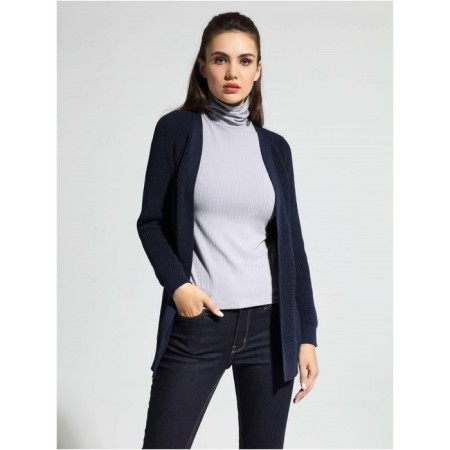 Cardigan female, size 170-96, Shiny Grey color