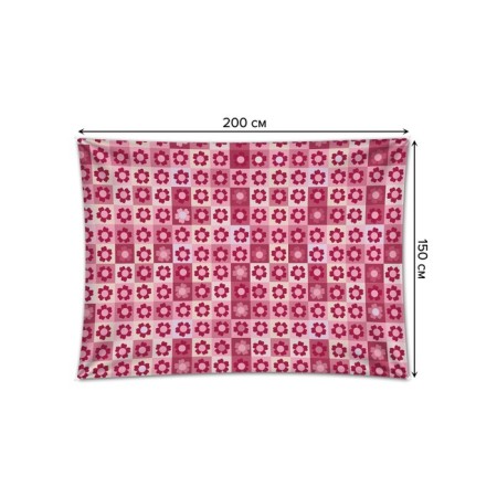 Decorative panel with photo printing "Panel in a flower", horizontal, size 150x200 cm-1