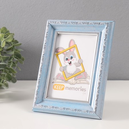 Photo frame Plastic "Babylon" 10x15 cm, blue-1