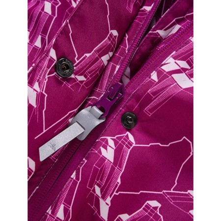 Ski costume for a girl, height 104 cm, raspberry color-9