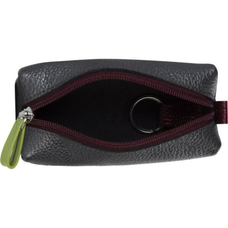 Gift set: cover for passport and key holder, gray color-3