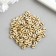Buttons wood for creativity 2 punctures "simple" set of 100 pcs 0.8x0.8x0.2 cm