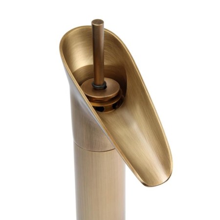 Mixer for the Zein shell Retro high cascading spout, without eyeliner, brass, color of bronze-4
