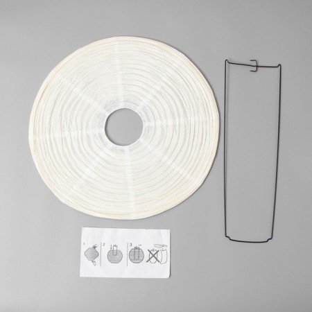 Obazhur "Regalite" E27 40W white 40x40x40cm-7