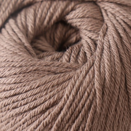 Yarn "Alma" 100% cotton 170m/50g (101 cappuccino)-2