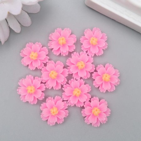 Coboson "Flower", pink color 13 mm-2