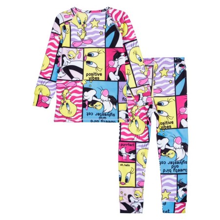 Thermal complex for girls: trousers, sweatshirt, height 104 cm-4