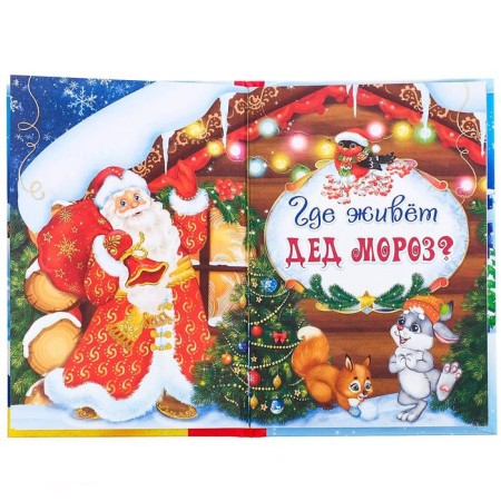 New Year! The book in solid binding "New Year's Tales" 48 p.-1