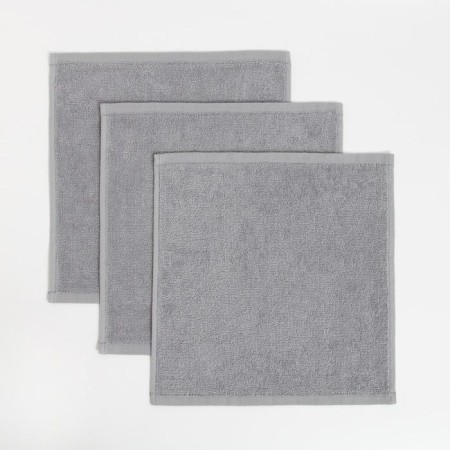 Set of terry towels "Family" 30x30 cm - 3 pcs, cotton 340g/m2-1
