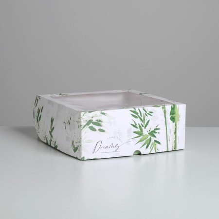 Capcake box, confectionery packaging, 9 cells, Dreams Come True 25 x 25 x 10 cm