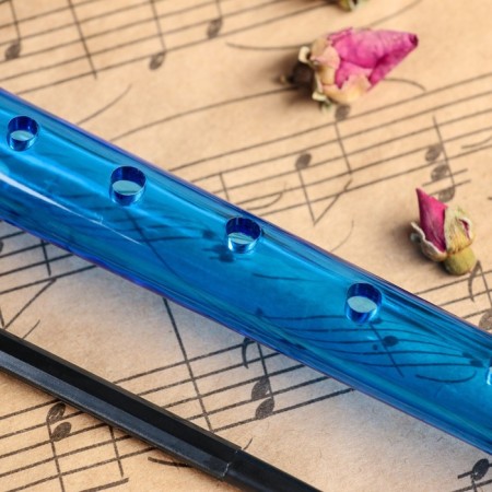 Music Life Blockflate, 8 holes, German system, blue-3