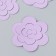 The workpiece of Foamiran "Flower Curly" 10x9.5 cm set 5 pcs. lilac