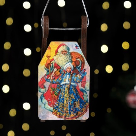Christmas tree decoration "Sanctors No. 4", 12.5 x 6 cm