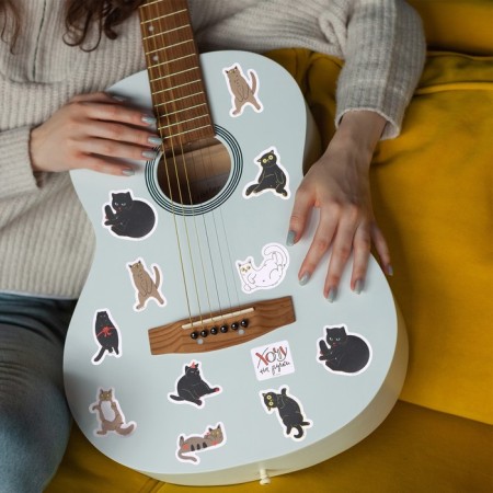 A set of paper stickers "Cat", 10 pcs-4