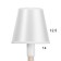 Bra "Sella" 1he27 40W white 14x20x22 cm
