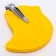 Children's, manicure forceps - Knipers "kids" with a rubber toy, mix