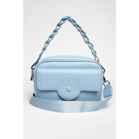 Cross-Body Bag, eco-leather, Ludor Blue, 22x9x19 cm