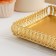 Lonardo tray, 28 × 14.5 × 3.5 cm, rectangular, gold color