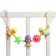 Stretching to a stroller/crib "monkeys", 3 toys, color mix, crush me