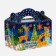 New Year. Gift box "Neon. Installation" New Year's suitcase medium 20 x 12 x 19 cm.