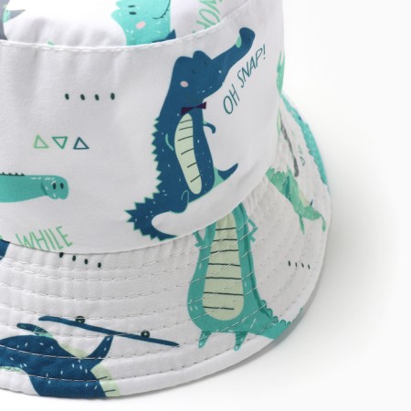 Panama Children's KAFTAN "Crocodiles" R.52 White-4