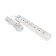 Extension cord Premium 6 nests, 3m, 3x1.5mm², s/s, with a switch, white rexant