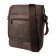 Male bag with lightning, brown color