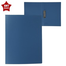 Folder with A4 clamp, 500 microns, spine 15 mm, calligrata, up to 100 sheets, blue