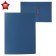 Folder with A4 clamp, 500 microns, spine 15 mm, calligrata, up to 100 sheets, blue