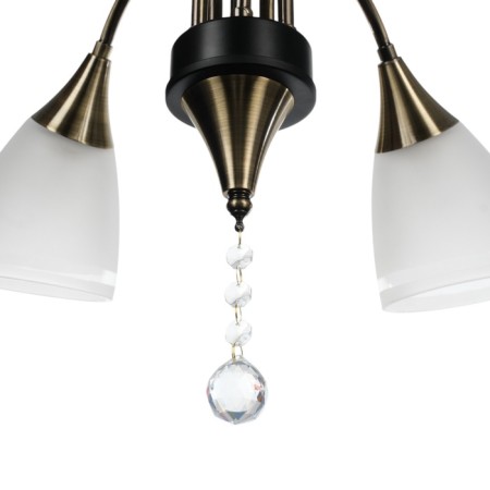Sandra chandelier 5he27 40W Black-Bronze 65x65x30 cm-7