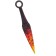 Souvenir wooden knife Kunai "Fiery", 26 cm