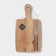 Set for supplying cheese shape, knife, board