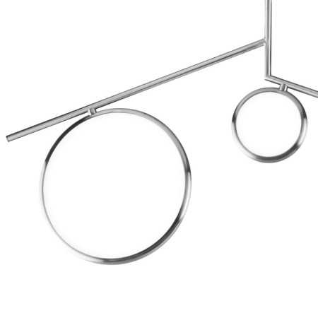 Ceiling chandelier Mantra Olimpia, LED, 3150LM, 3000K, 1010x170x600 mm, chromium color-1