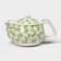 Hot teapot "Spring flowering", 200 ml, with metal sieve, green color