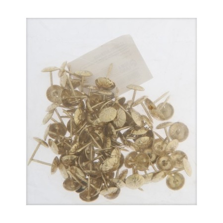 Tundra nails, decorative, textured, 11x16 mm, gold, 100 pcs-4