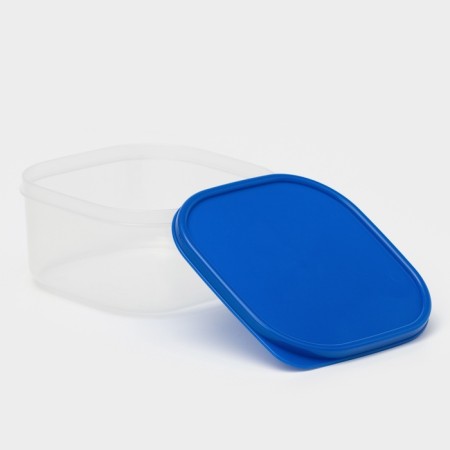 Container square shares, food, 700 ml, color color blue-1