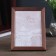 Photo frame pine c24 brown 15x21 cm (plastic screen)