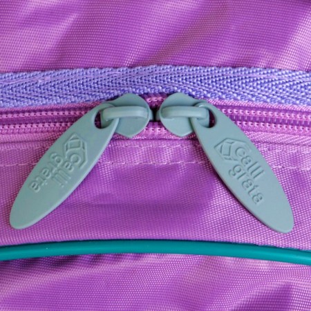 School backpack, 36 x 23 x 13 cm, ergonomic back, calligrata n "owl", lilac-9