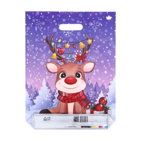 Package "deer", polyethylene with a cut pen, 40x31 cm, 60 μm-1