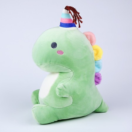 Soft toy "Unicorn", 25 cm, green color-2